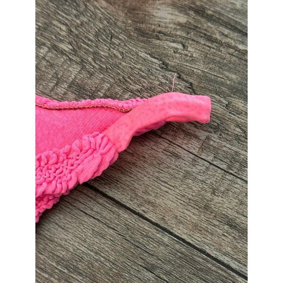 Vintage 80s Raisins Pink High Waist Summer Swimsuit Bikini Set Size L(9-11) - Picture 3 of 6